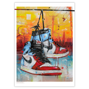nike air jordan 1 basketball university blue art print (kopie)