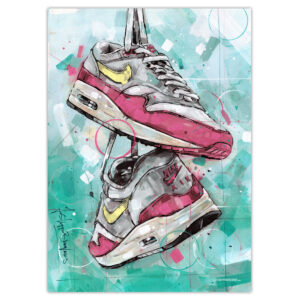 nike air max 1 og blue art print (kopie)