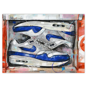 nike air max 1 shoebox og dark obsidian art print (kopie)