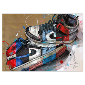 nike air jordan 1 1984 banned bred art print (kopie)