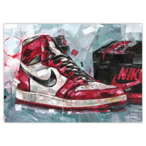 nike air jordan 1 retro high university blue art print (kopie)