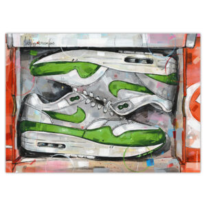 nike air max 1 shoebox og red art print (kopie)