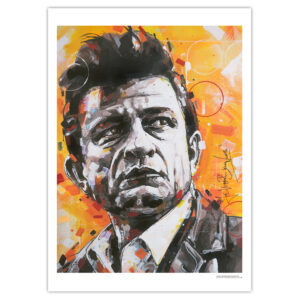 johnny cash 02 art print