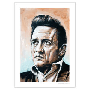 johnny cash 01 art print
