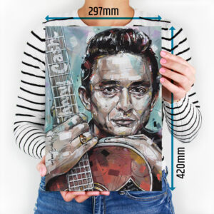 johnny cash 02 art print
