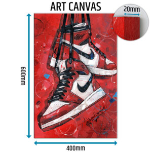 nike air jordan 1 chicago canvas prints (copy)
