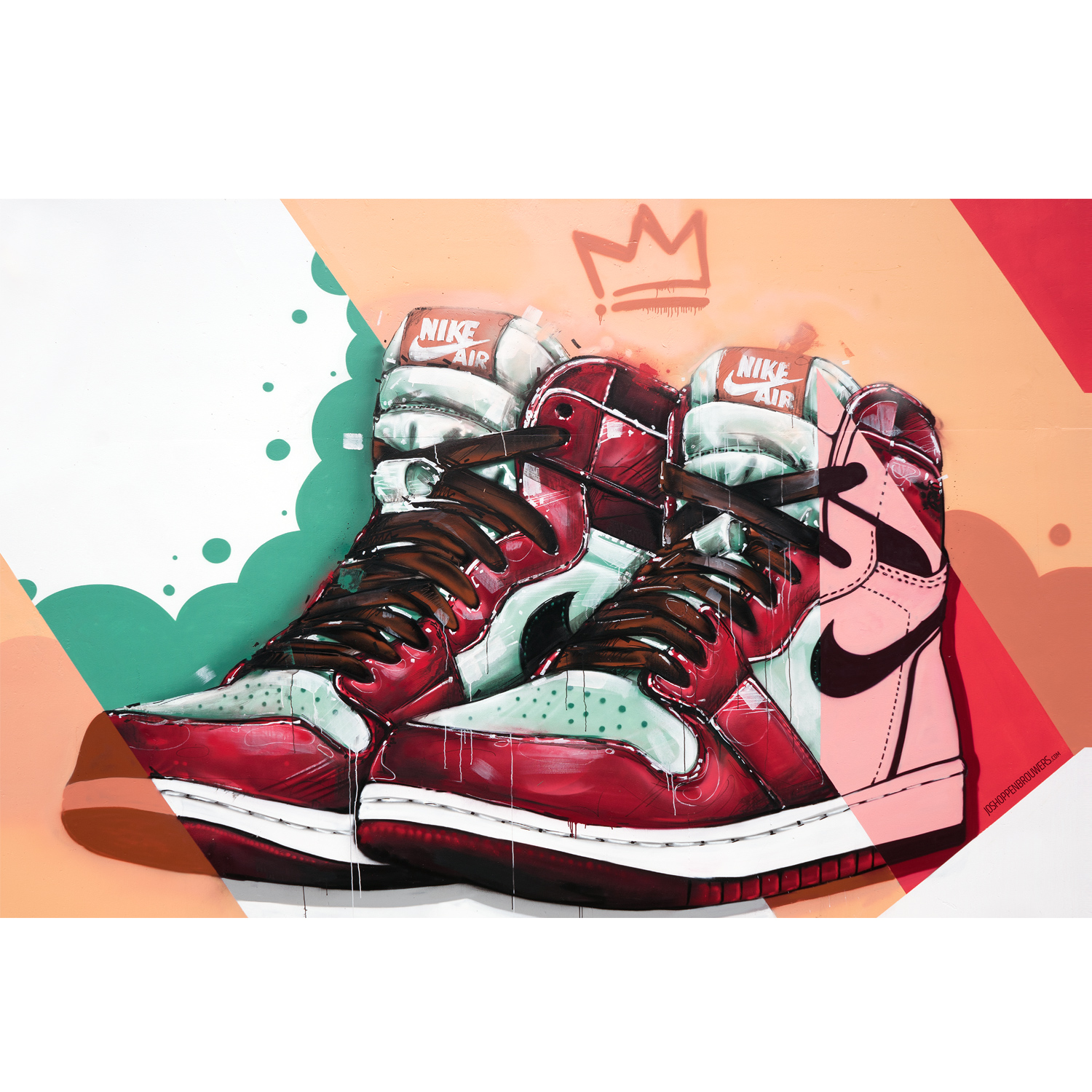 nike air jordan 1 graffiti canvas prints nike air jordan 1 graffiti canvas prints