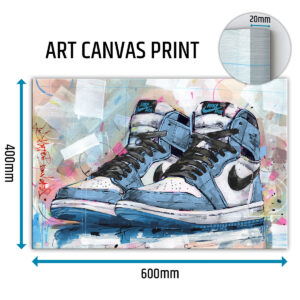 nike air jordan 1 igloo sneaker canvas prints (copy)