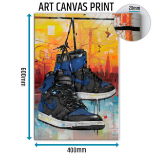 air jordan 1 royal blue basketball court canvas prints (copy)