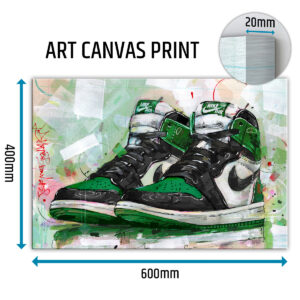 nike air jordan 1 igloo sneaker canvas prints (copy)