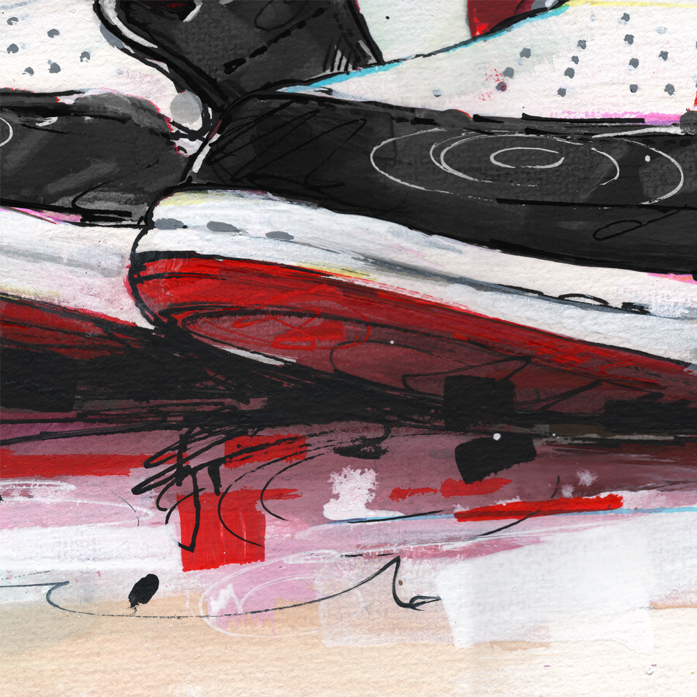 nike air jordan 1 track red sneaker canvas prints nike air jordan 1 track red sneaker canvas prints