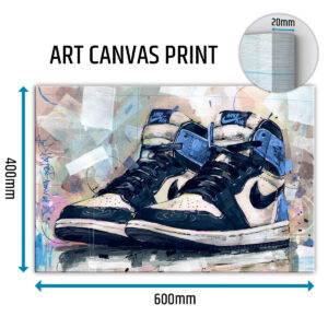 nike air jordan 1 sb la to chicago canvas print (copy)