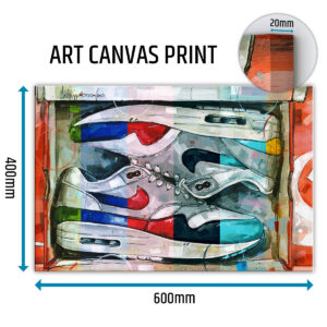 nike air max 1 colourway sneake canvas prints (copy)