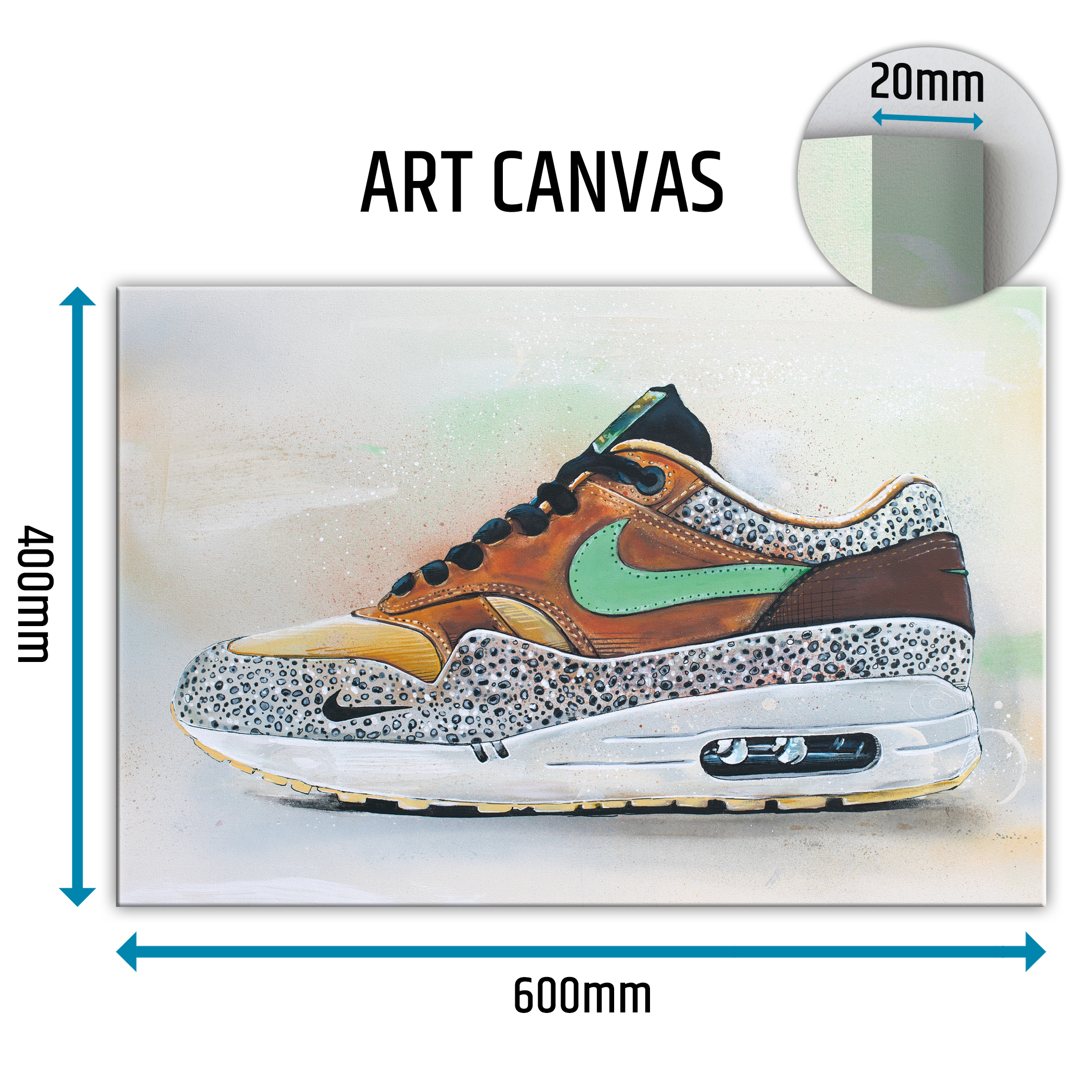 nike air max 1 atmos safari canvas prints nike air max 1 atmos safari canvas prints