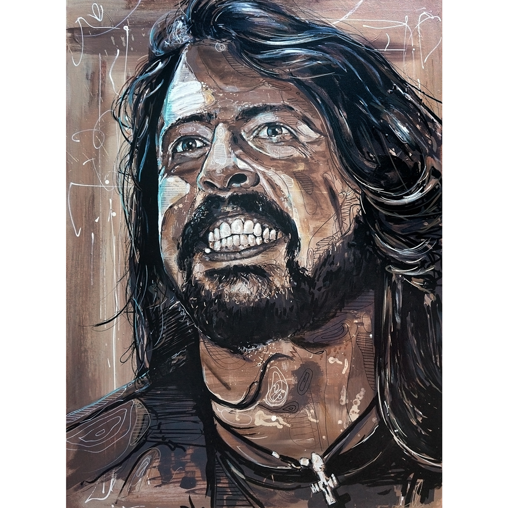 dave grohl, the foo fighters canvas prints dave grohl, the foo fighters canvas prints