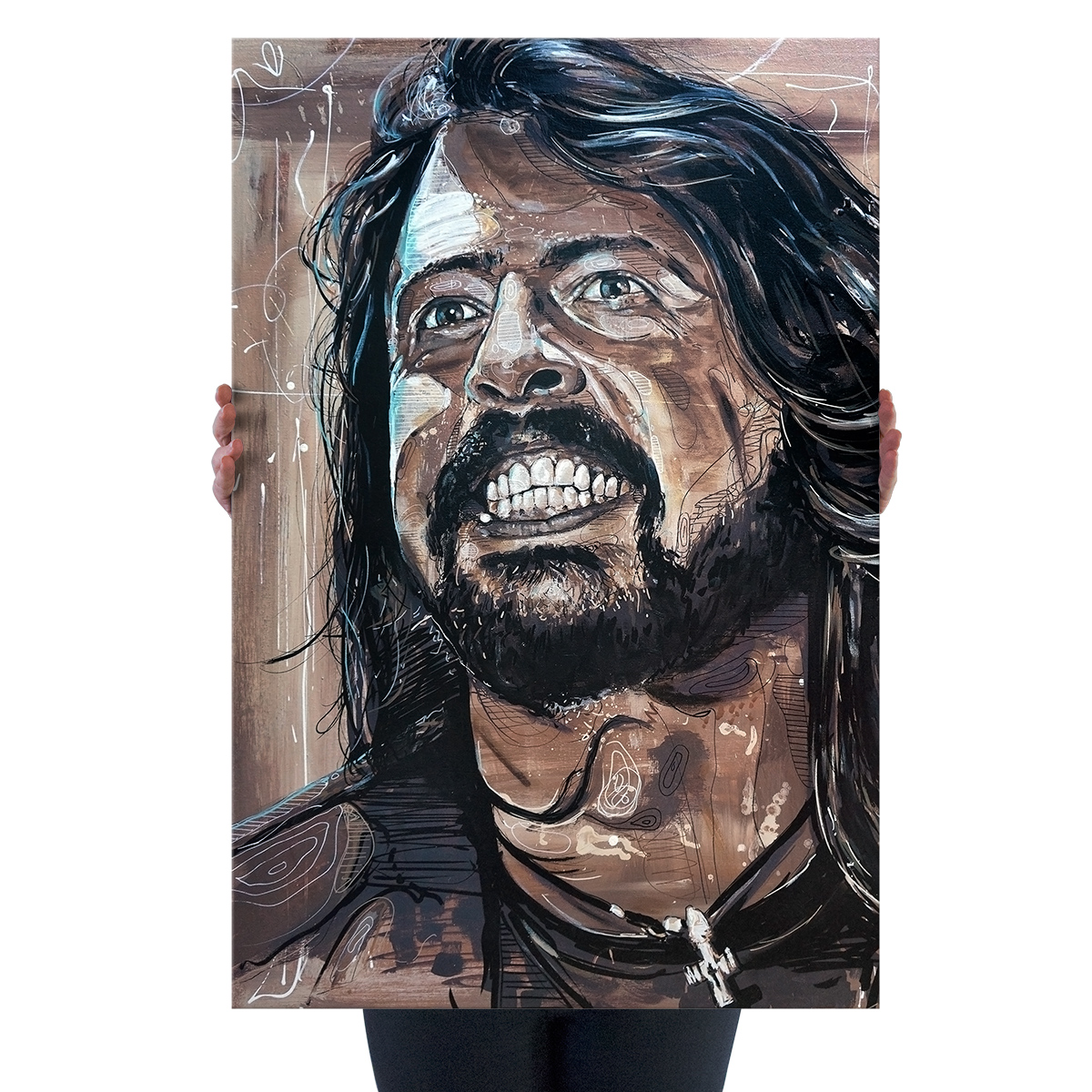 dave grohl, the foo fighters canvas prints dave grohl, the foo fighters canvas prints
