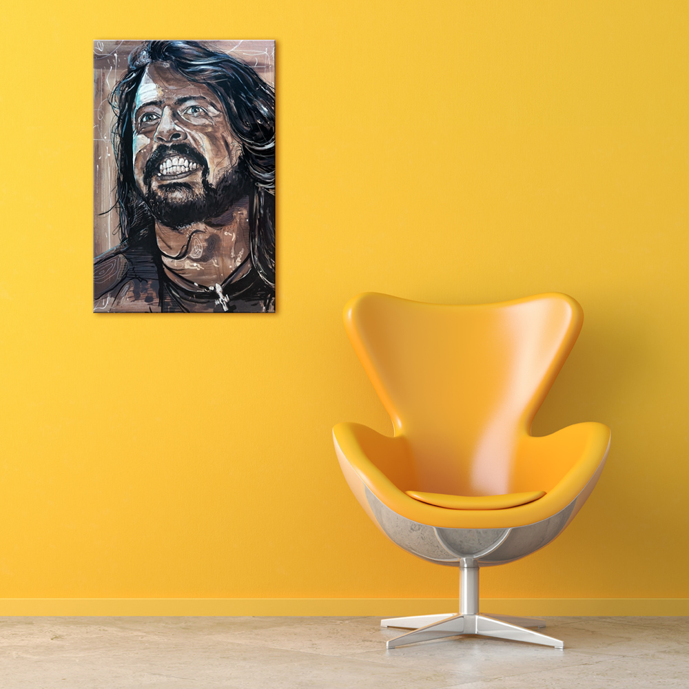 dave grohl, the foo fighters canvas prints dave grohl, the foo fighters canvas prints