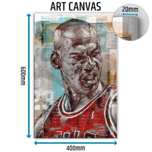 michael jordan, chicago bulls canvas prints