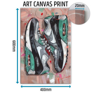 nike air max 90 bacon sneaker canvas prints (copy)
