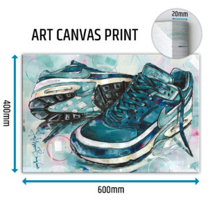 air max classic bw marina grey jade canvas prints