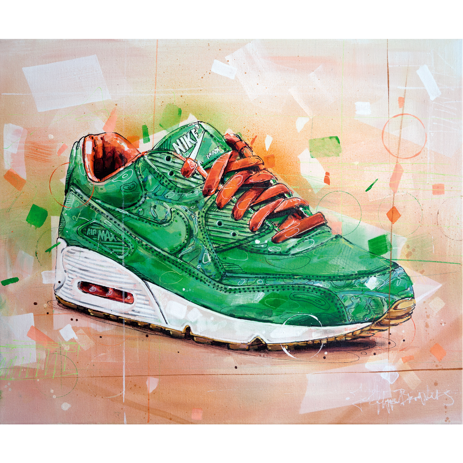 nike air max 90 patta homegrown sneaker canvas prints nike air max 90 patta homegrown sneaker canvas prints