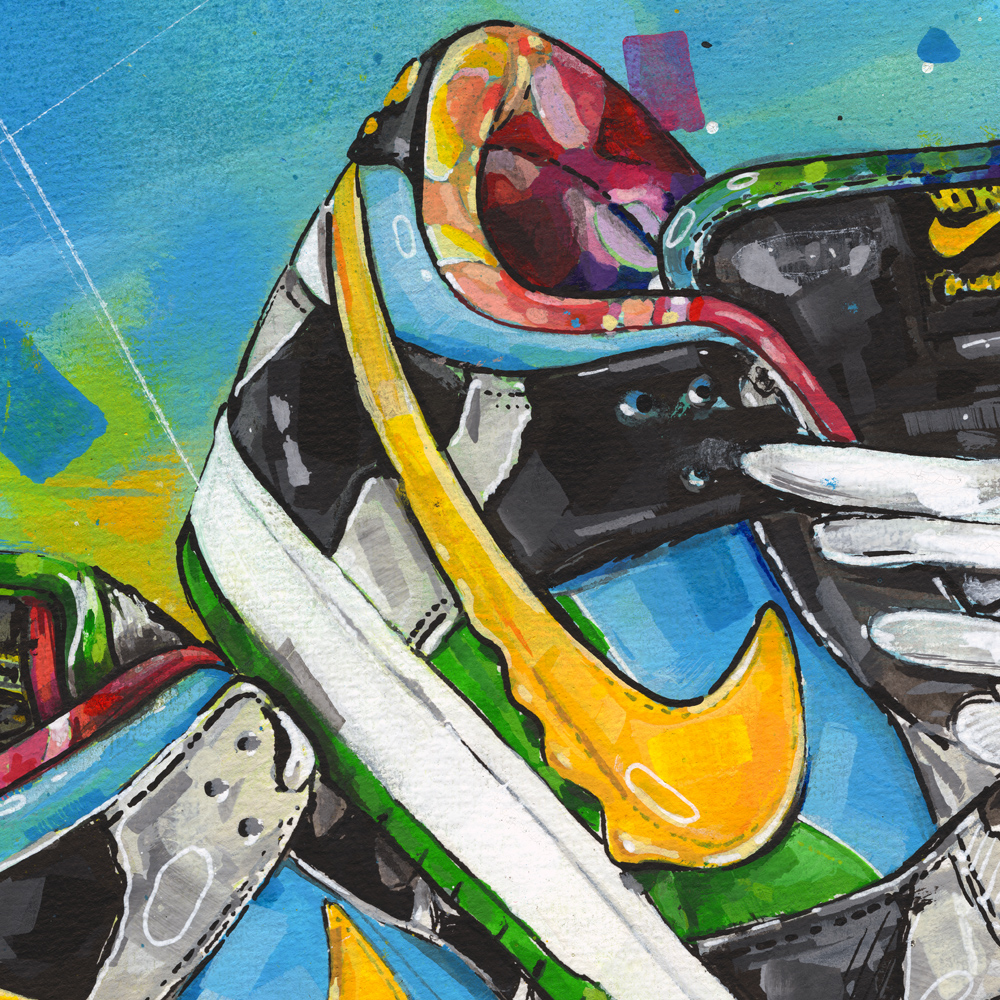 nike dunk low sb chunky dunky painting 40x30 cm nike dunk low sb chunky dunky painting 40x30 cm