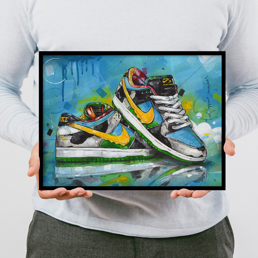 nike dunk low sb chunky dunky painting 40x30 cm nike dunk low sb chunky dunky painting 40x30 cm