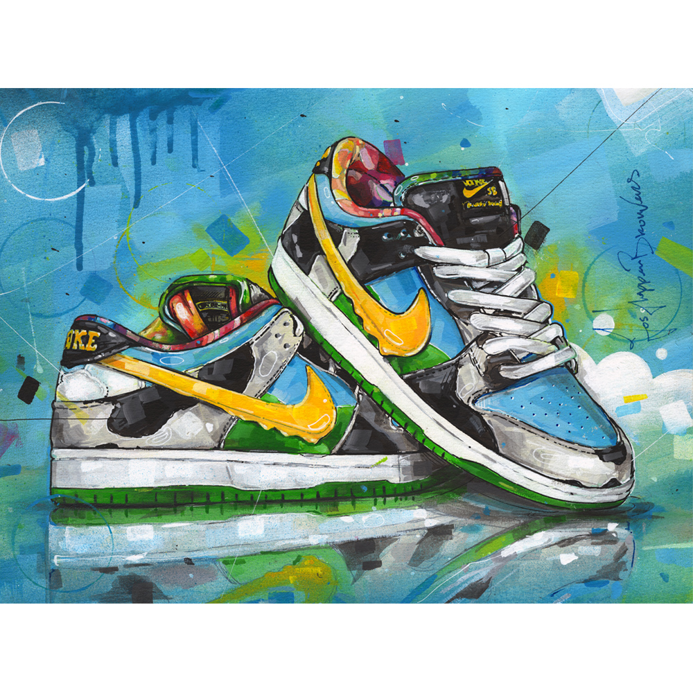 nike dunk low sb chunky dunky painting 40x30 cm nike dunk low sb chunky dunky painting 40x30 cm