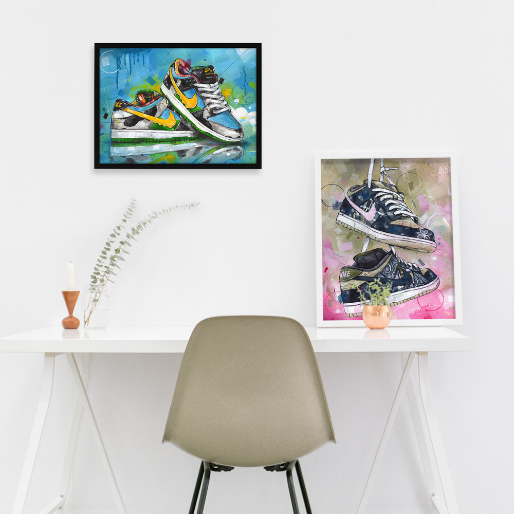 nike dunk low sb chunky dunky painting 40x30 cm nike dunk low sb chunky dunky painting 40x30 cm